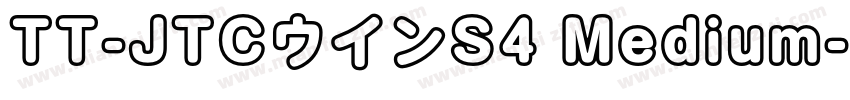 TT-JTCウインS4 Medium字体转换